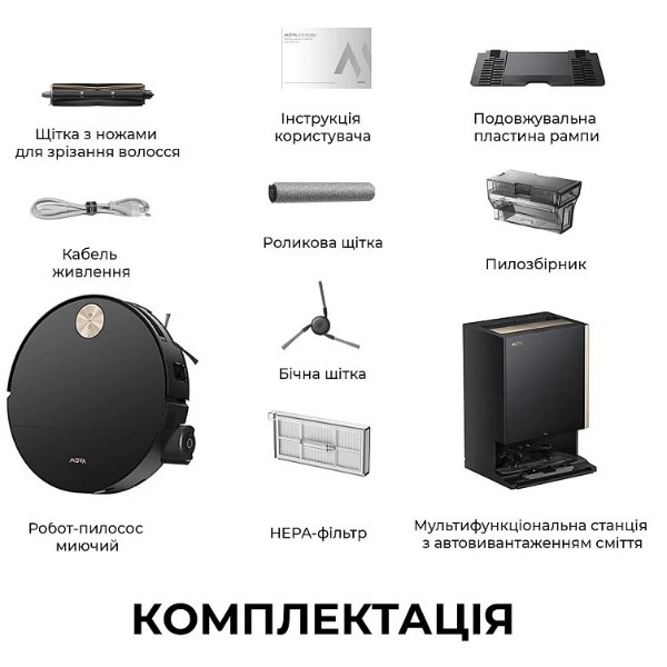 Фото - Робот-пилосос миючий Mova S70 Ultra Roller Black (RLZ52EE-Bl)